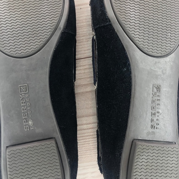 Sperry Topsider Suede Black Tassels Size 8 - Picture 7 of 8